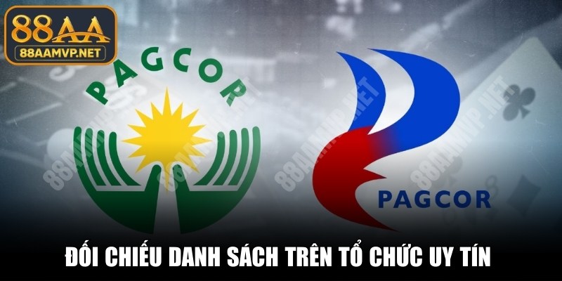 Đối chiếu danh sách trên tổ chức uy tín và độ hợp pháp vượt trội