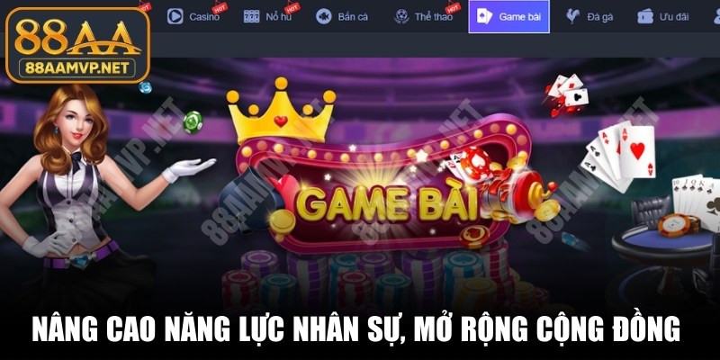 Nâng cao năng lực nhân sự, mở rộng cộng đồng trên toàn cầu