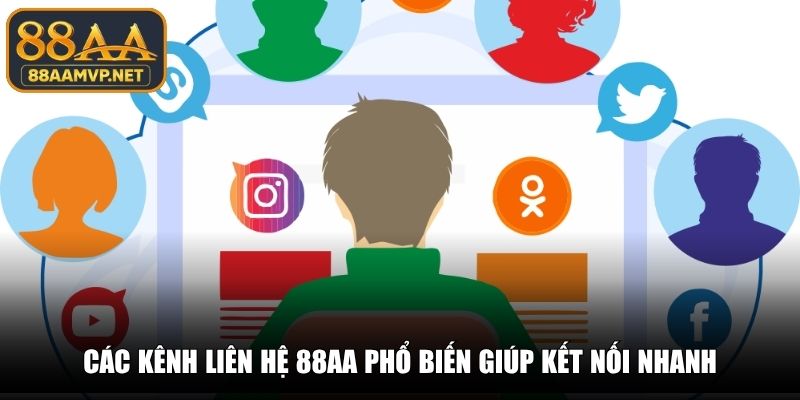 Các kênh liên hệ 88AA phổ biến giúp kết nối nhanh