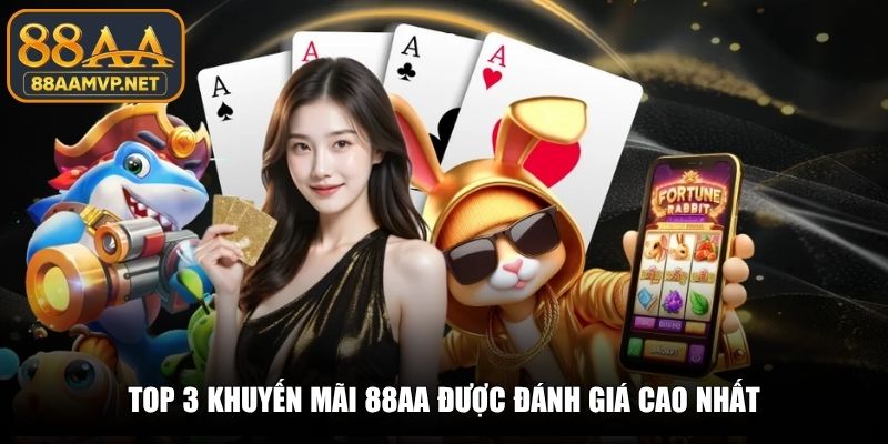Top 3 khuyến mãi 88AA được đánh giá cao nhất